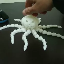Articulated Octopus Pumpkin