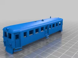 Automotor Malaxa 900 railcar 1/120 scara TT scale