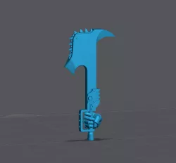 Axe-Rake with hand rescaled