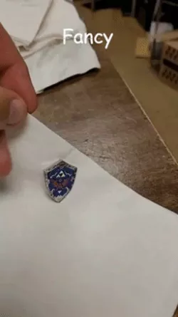 Back of pin holder