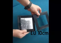 Base Frame for ceramic tiles 10x10 cm with changeables fronts. Easy to print.