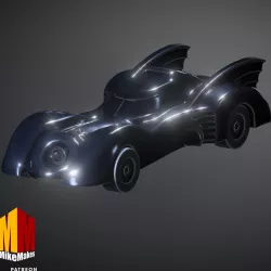 Batmobile Toy (Michael Keaton 1989 Batman)