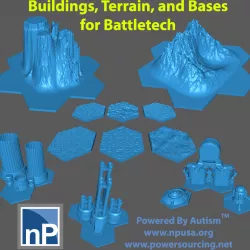 Battletech Buildings and Bases - pack 3