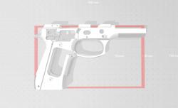 Picatinny Rail Mount For Beretta M9 92F Airsoft Gun 3D model 3D printable