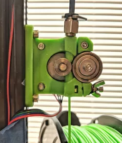 Bowden extruder, flexible, m4 fittings