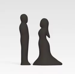 Bride and Groom Statue
