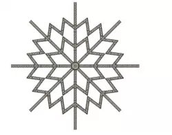 Bullet Pixel Snowflake & Spinner