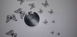 Butterfly Clock////butterfly clock
