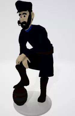 Captain Haddock figure
