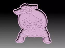 Catrina bath bomb mold