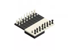 Chess Pieces with Case