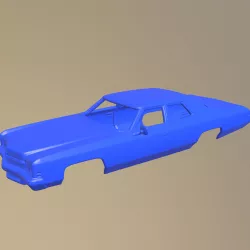 Chevrolet Impala 1972 Printable Car Body