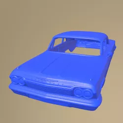 CHEVROLET IMPALA SS 1962 PRINTABLE CAR BODY