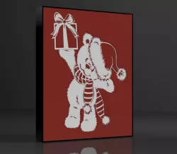 Christmas Bear Lamp