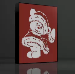 Christmas Bear Lamp
