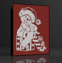 Christmas Bear Lamp