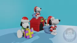 CHRISTMAS SNOOPY
