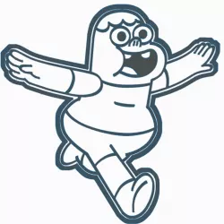 CLARENCE 2 COOKIE CUTTER - CARTOON