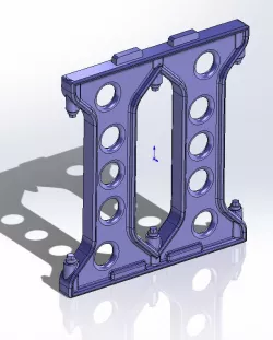 Container support pillar for variable container kit