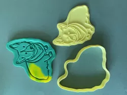 Corgi in a bandana cookie cutter