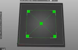 Creality CR-10 smart first layer test
