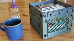customizable milk crate storage, project box, rasberry pi, beaglebone case