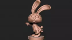 Cute bunny with Base