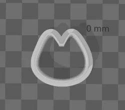 Cutter in the shape of a cat