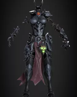 Darksiders 3 Fury Armor + Talisman + Whip for Cosplay