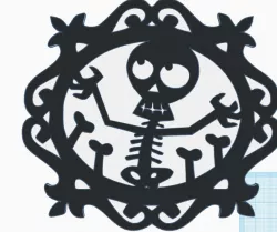 day of the dead/halloween ornament