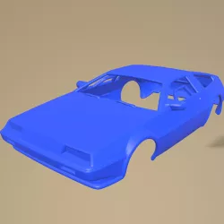 Delorean DMC-12 1981 Printable Car Body