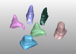 Dental model dies