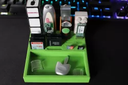 Desk drives organizer
