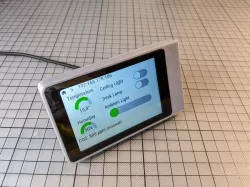Desktop Case portrait/landscape (solid w slots) for *WT32-SC01* by wireless-tag an (ESP32 Development board with a 3.5-inch color touch screen)
