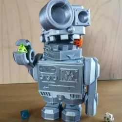 Dice Tower FORTUNE Bot - Print in Place NO SUPPORT