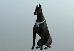 Doberman polygonal