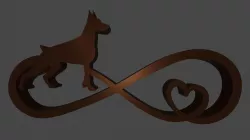 dog  Doberman love