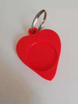DOG KEY RING OR MEDALLION HOLDER