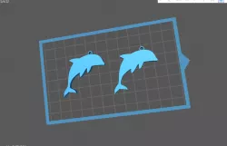 dolphin earrings