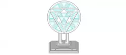 Download Mark 42 / Mk 42 Arc Reactor Ironman | Ironman 3 | Endgame | Avengers | Light-up and Wearable | Optional Display Plinth | By CC3D