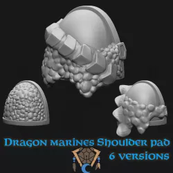 DRAGON MARINE SHOULDER PAD