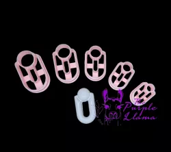 EGYPTIAN ART DECO STYLE 2 POLYMER CLAY CUTTER