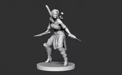 Elf Rogue Female Miniature
