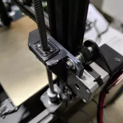Ender 3 dual Z mod with flex T8 mount