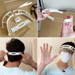 Face Shield for Smaller 3D Printers -  25+ prints per 1Kg (3lb) roll