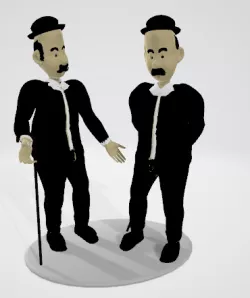 Figurine Dupond and Dupont