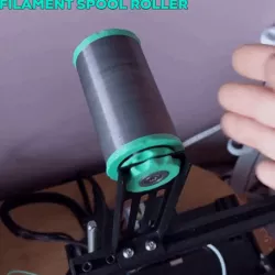 filament spool roller