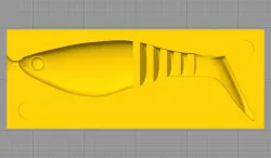 Fishing lure mold