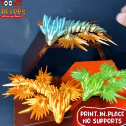 FLEXI PRINT-IN-PLACE SLUG DRAGON