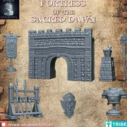 Fortress of the Sacred Dawn Props bundle